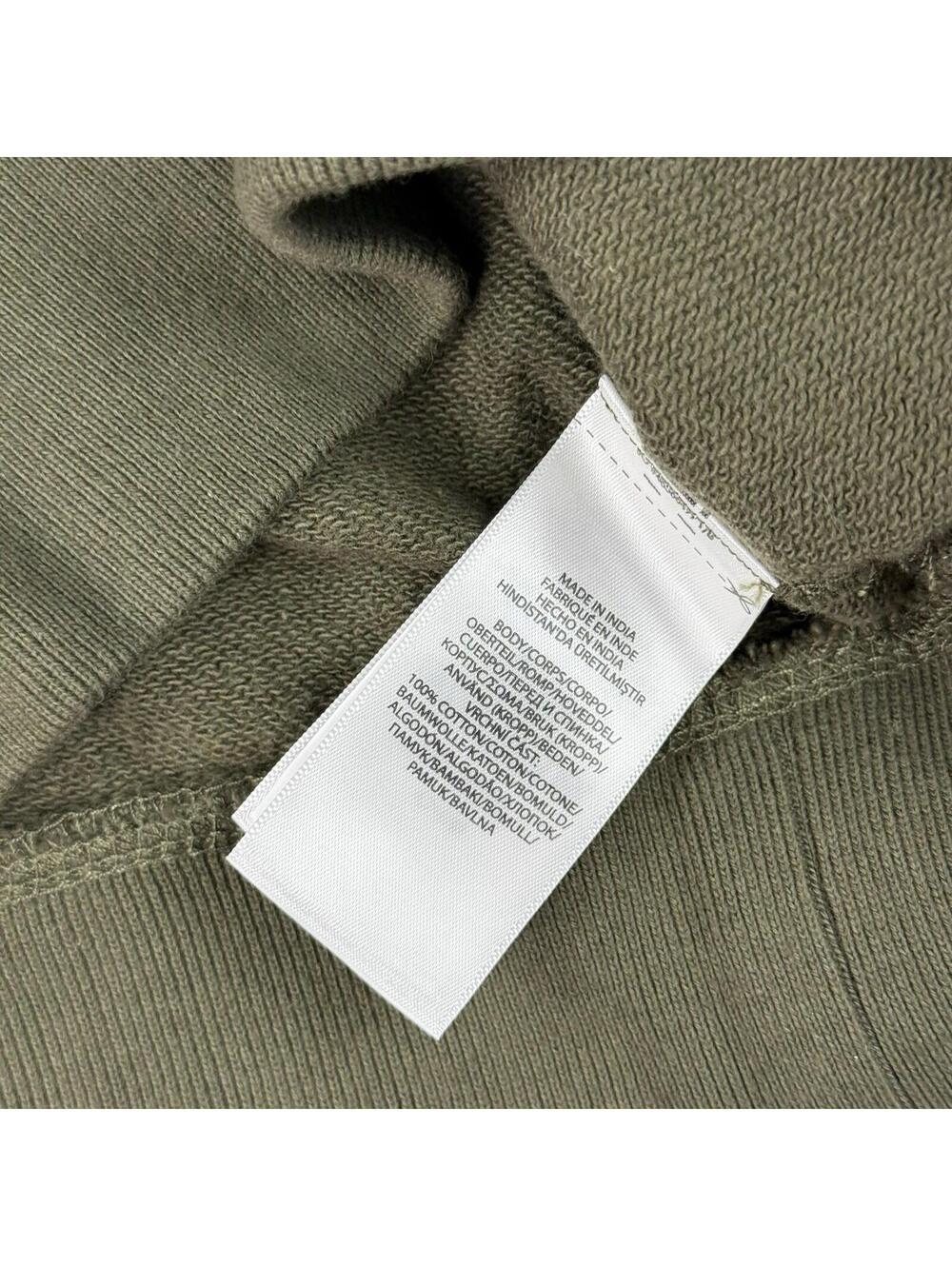 Polo Ralph Lauren Sweatshirt Olive Sequin Logo Crewneck Pullover Women XS Preppy - Picture 7 of 9